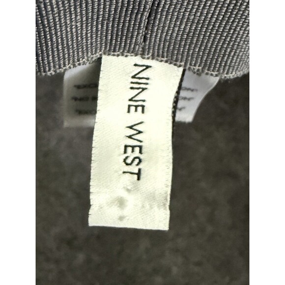 Vintage Nine West Grey 100% Wool Newsboy Hat Cabbie Fiddler Cap Y2K 90's - Picture 7 of 9